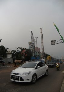 Pembangunan Infrastruktur Transportasi di Jakarta (Foto: Adhito)